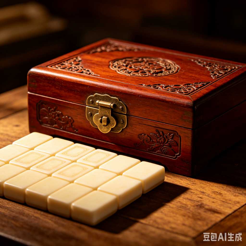 mahjong set for family game night